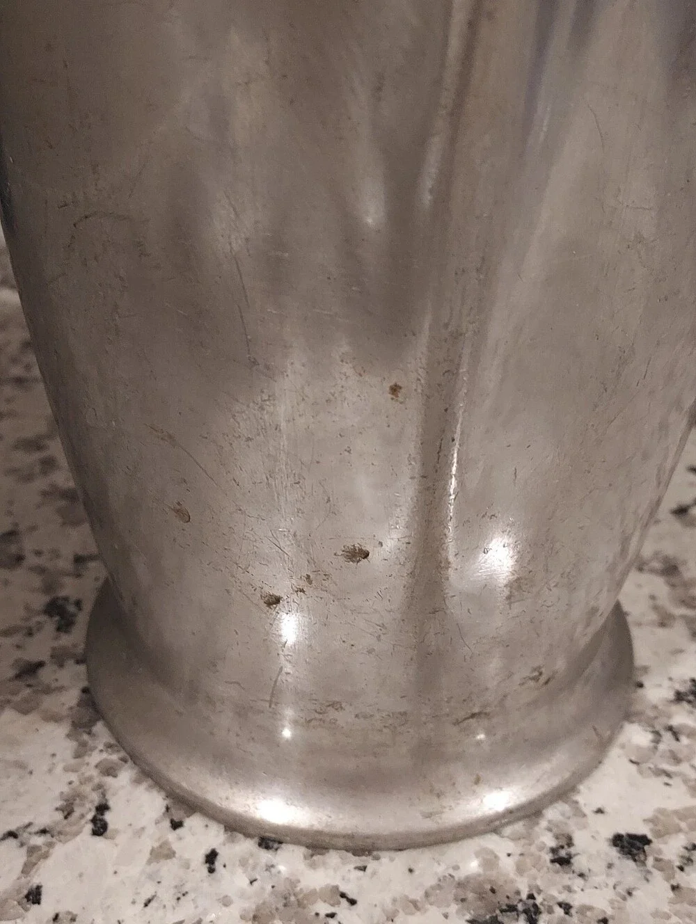 Vintage 1930s Cast-Rite Aluminum Coffee Pot Covered Pitcher Art Deco USA Read